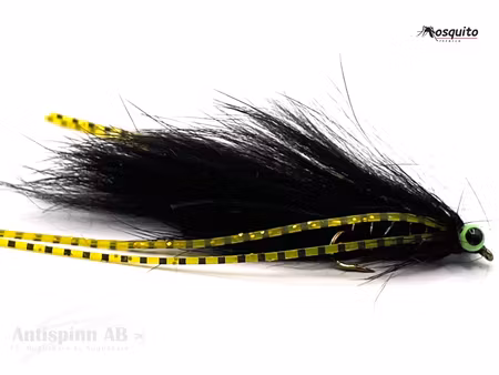 Green Dumbbell Black Rubberlegs #10