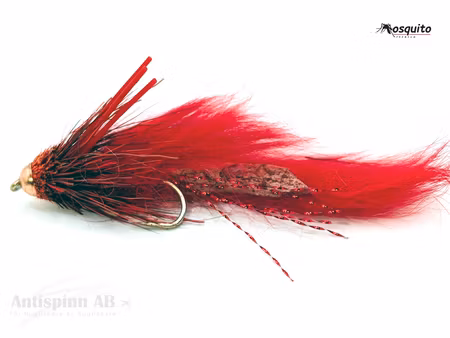 Red Deer Hair Zonker Copper Head #8