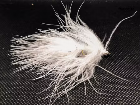 White Killer Rubberlegs BeadHead #10