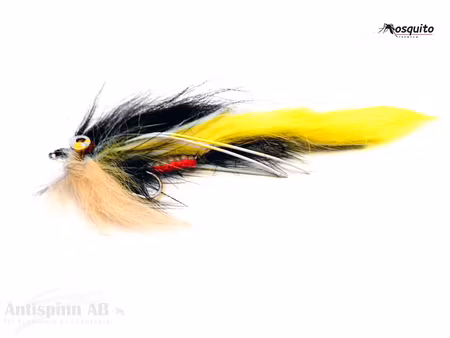 Strip Tiger Yellow Black Ledad Streamer #6