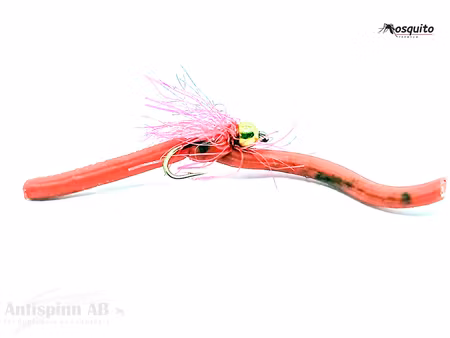 BH Egg Sucking Squirmy Worm Red #14