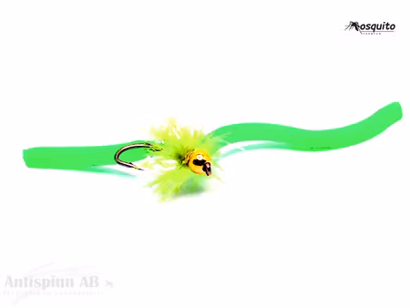 BH Estaz Egg Squirmy Worm Chartreuse #14