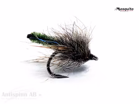 Flytande Chenille Puppa Caddis Green
