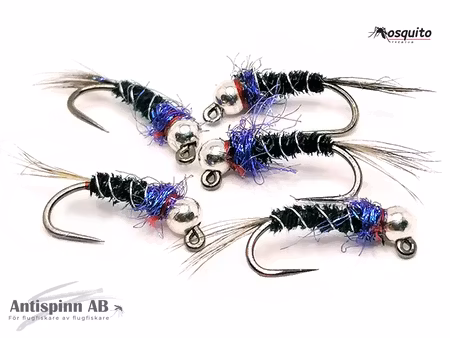 Black and Purple Tungstenshuvud