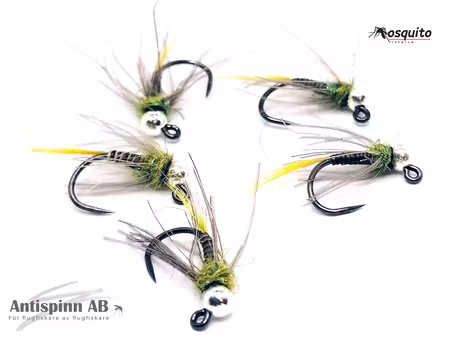 Golden Olive Quill Pupa Tungstenshuvud