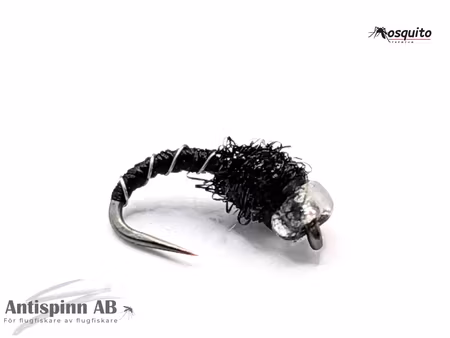 Zebra Midge Black #18