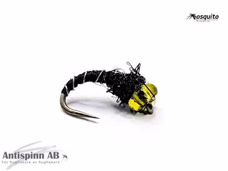 Zebra Midge Olive #18