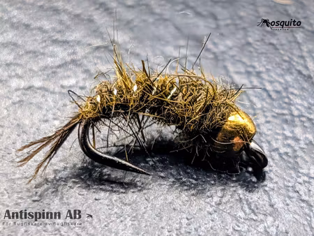 BH Hare’s Ear Nymph Mörk Olive #14