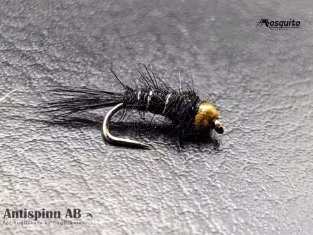 Haröra Ribbat Svart #14