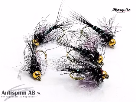 Sparkling Pupa med guldskalle #14