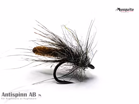 Flytande Chenille Puppa Caddis Rusty Brown #14