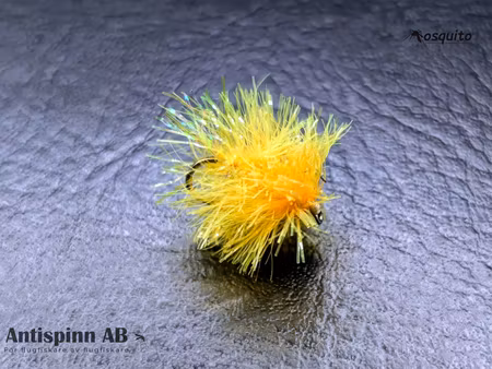 Blob Fly Fl. Yellow Flashtail #12