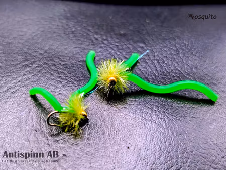 BH Estaz Egg Squirmy Worm Chartreuse #14