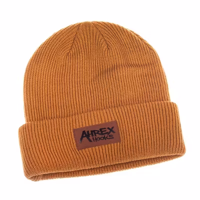 Ahrex Suede Patch Beanie Mustard