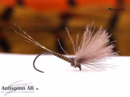 V Mayfly Quill Cdc Olive #16