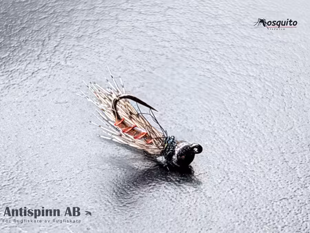 Red Rib Jig Tungstenshuvud #16