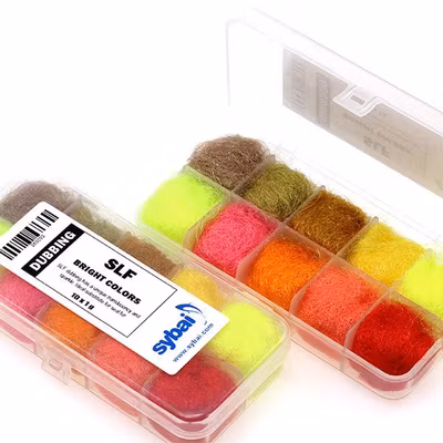 Fine Alpaca Dubbing Box Bright Colors Sybai