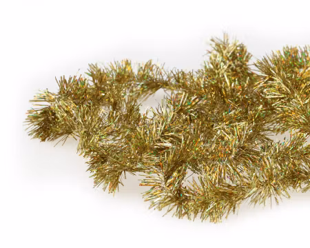 Tinsel Chenille, Holographic Gold Sybai