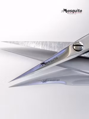 Mosquito Razor Scissors rakt blad