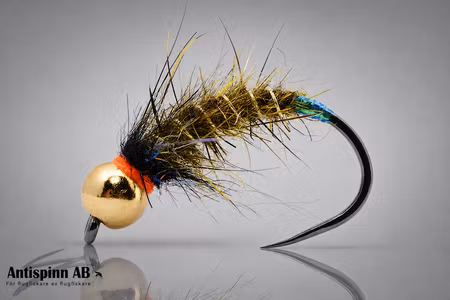 Green Buggy Caddis Nymph BL #12