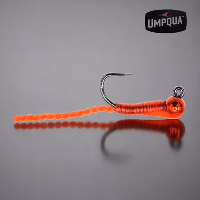 Umpqua Twisted Worm Smitherman Red Tungsten #16