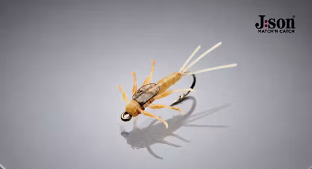 J:son Stonfly Nymph 5 Yellow  Barbless #12