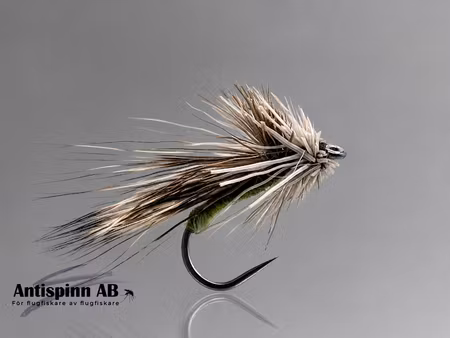 Deer Hair Caddis Olive #14