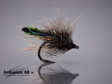 Flytande Chenille Puppa Caddis Green #14