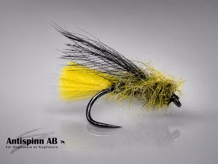 Light Olive Floating Caddis Cdc #14