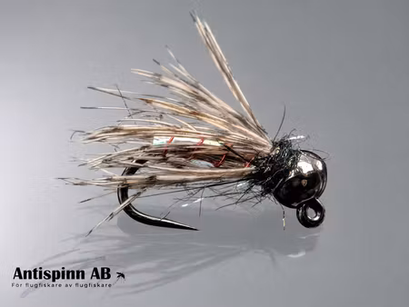 Red Rib Jig Tungstenshuvud #16