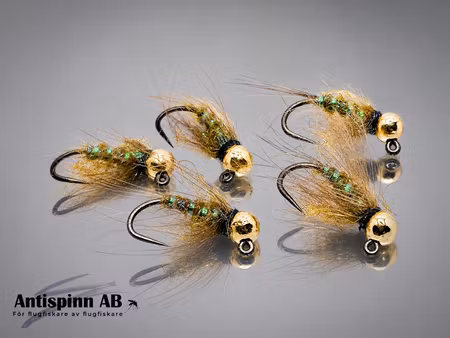 Olive Nymph Tungstenshuvud #14