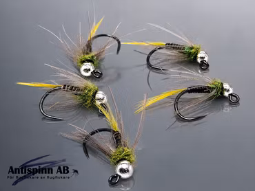 Golden Olive Quill Pupa Tungsten