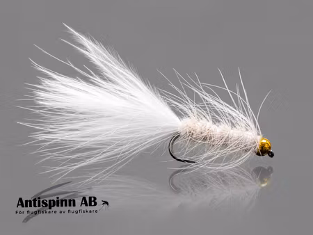Wolly Bugger White BeadHead #10