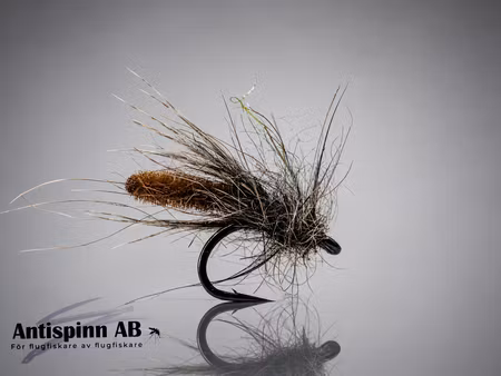 Flytande Chenille Puppa Caddis Rusty Brown #14
