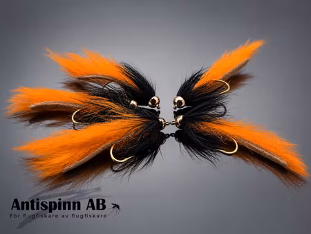 Zonker Orange/Black Copper Head #8