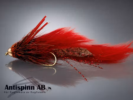 Red Deer Hair Zonker Copper Head #8