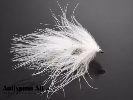 White Killer Rubberlegs BeadHead #10