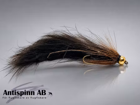 Zonker Dark Brown BeadHead #8