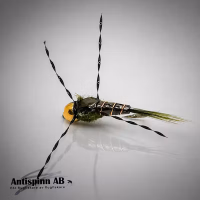 Atomic Mayfly Nymf BH Olive #14