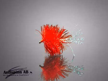Blob Fly Fl. Red Jelly Flashtail #12
