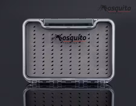 Medium Fly Box Gray Mosquito