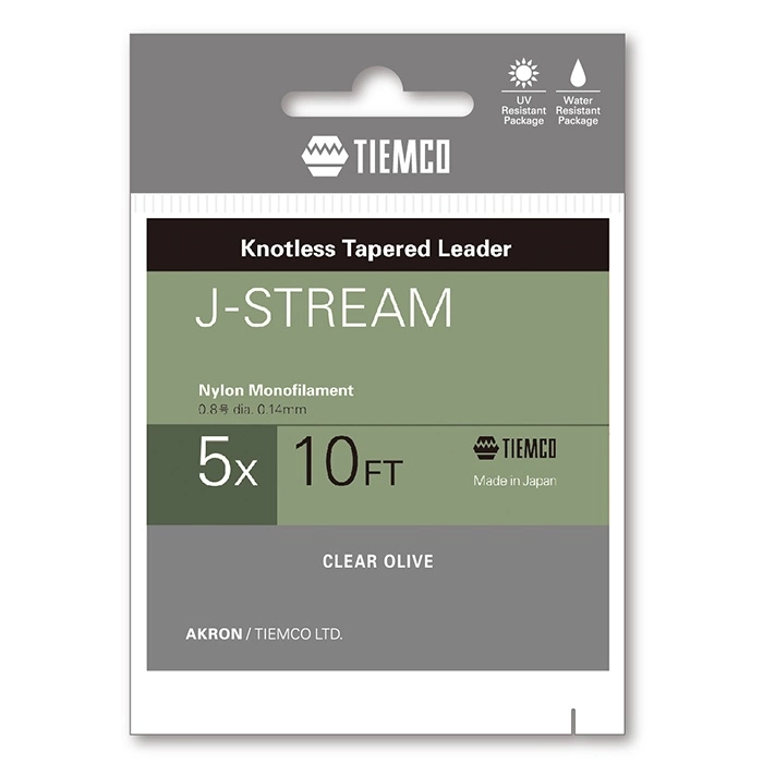 Tiemco J-Stream Tapered Leader 10ft