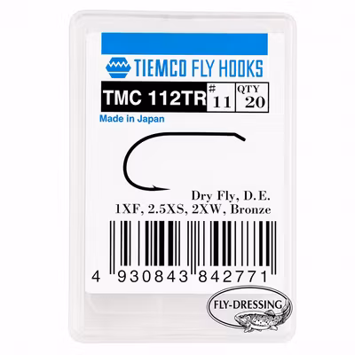 112 Trout Dry Fly, Extra Wide Tiemco