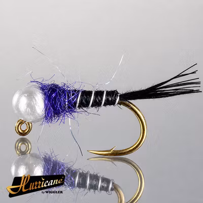 Black P/Tail Jig Nymph Tungsten #12