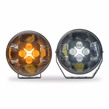 OPTIBEAM Gen III Nin9 LED-Extraljus vit/orange DRL 9"
