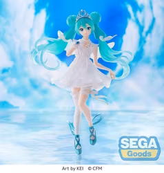 Hatsune Miku Vocaloid 15th Anniversary KEI Ver. SEGA Premium Figur