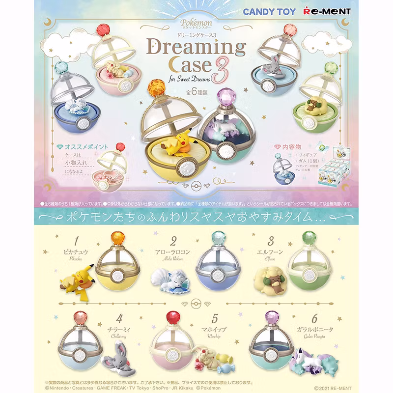 Re-ment Pokemon Dreaming Case 3