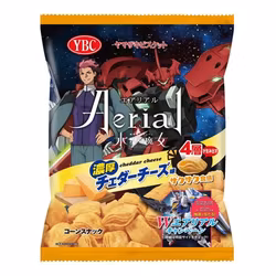 YBC Aerial Rich Cheddar Cheese Flavour Mobile Suit Gundam: The Witch From Mercury Limited