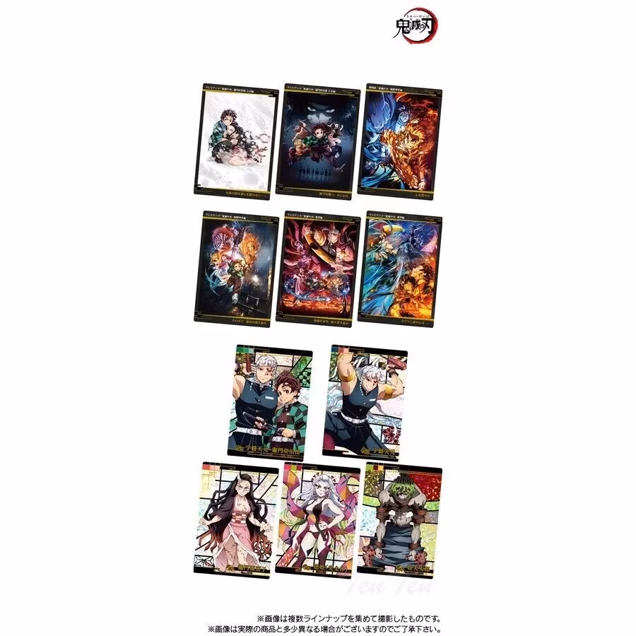 Bandai kimetsu-no-yaiba wafer with card