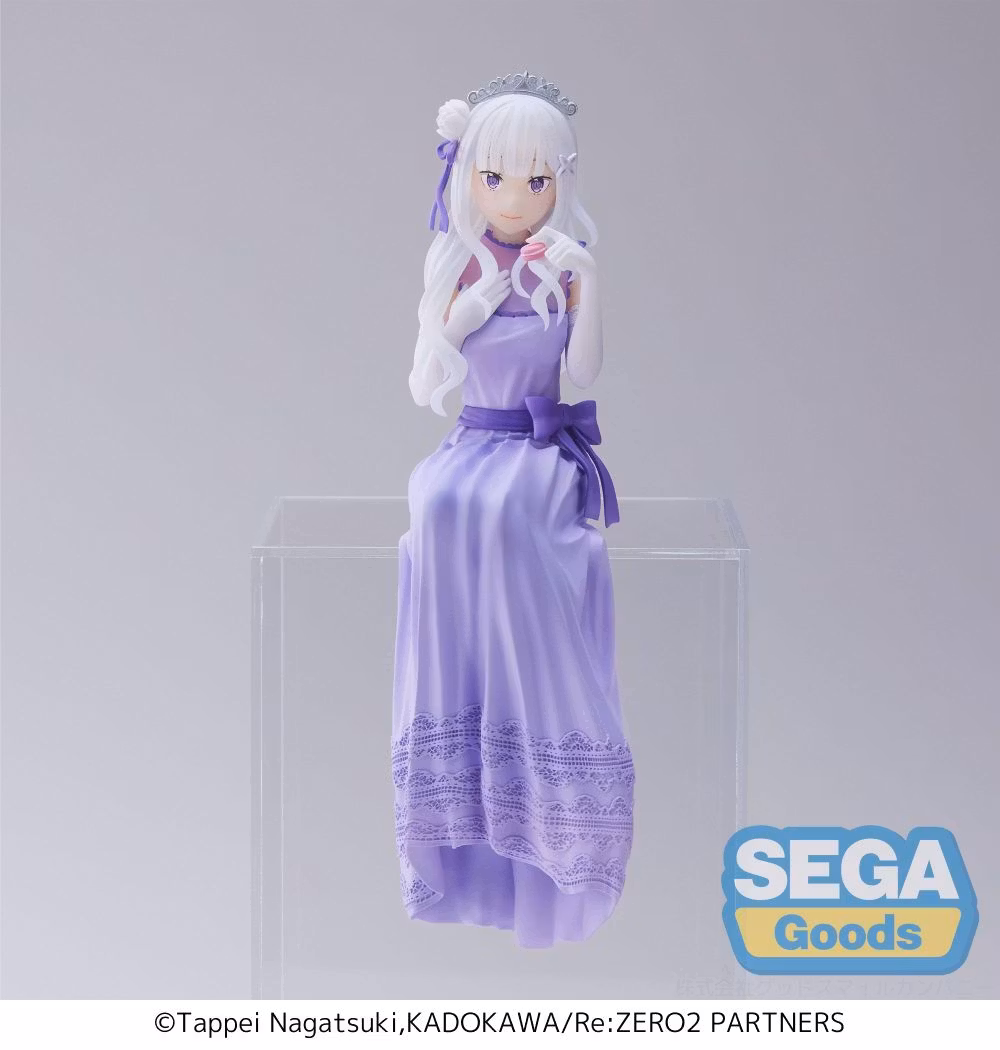 SEGA RE ZERO - EMILIA " PARTY " - FIGURE PM PERCHING 14CM